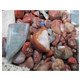 Estate Lot of Polished Gemstones - Mostly Agates