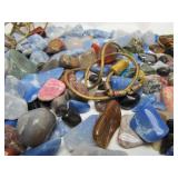 Estate Lot of Polished Gemstones - Great Size for Jewelry Making