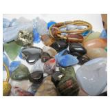 Estate Lot of Polished Gemstones - Great Size for Jewelry Making