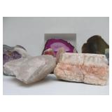 Estate Lot of LARGER Stones - Agates, Quartz Geodes etc