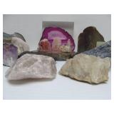 Estate Lot of LARGER Stones - Agates, Quartz Geodes etc