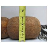 LARGE Vintage Japanese Glass Fishing Float etc