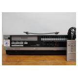 Working SANYO Betacord VCR 4500 w/Collection of Beta Tapes Movies etc