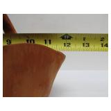 Handmade Burl Wood Basket & Signed Turned Wood Vase