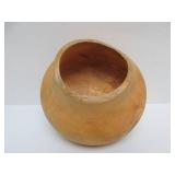 Handmade Burl Wood Basket & Signed Turned Wood Vase