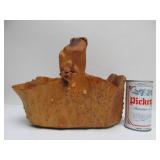 Very Nice Burled Wood Basket