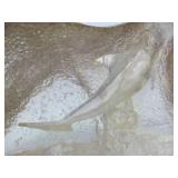 Very Coo Large Vintage Acrylic Dolphin Sculpture