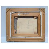 Very Nicely Painted Vintage Framed Signed Oil on Canvas Impressionist Painting