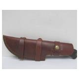 Awesome iPak - D2 Hunting/Camping Knife w/Leather Sheath
