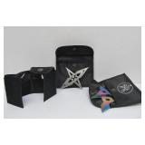 Group of Steel Throwing Stars