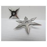 Group of Steel Throwing Stars
