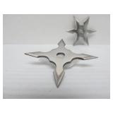Group of Steel Throwing Stars