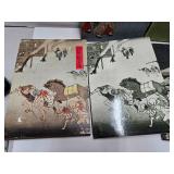Very Nice Group of 4 LARGE Vintage Japanese Art Books w/Outer Covers