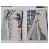 Very Nice Group of 4 LARGE Vintage Japanese Art Books w/Outer Covers