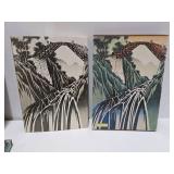 Very Nice Group of 4 LARGE Vintage Japanese Art Books w/Outer Covers