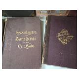 Estate Lot of Large Hardcover Antique 19th Century Illustrated Books on the Civil War - Books #14