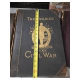 Estate Lot of Large Hardcover Antique 19th Century Illustrated Books on the Civil War - Books #14