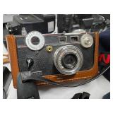 HUGE Estate Lot of Assorted Vintage Cameras Lenses etc