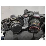 HUGE Estate Lot of Assorted Vintage Cameras Lenses etc