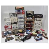 LARGE Lot of Mostly Boxed Diecast Cars Trucks Banks etc
