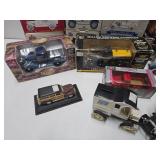 LARGE Lot of Mostly Boxed Diecast Cars Trucks Banks etc