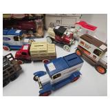 LARGE Lot of Mostly Boxed Diecast Cars Trucks Banks etc