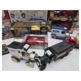 LARGE Lot of Mostly Boxed Diecast Cars Trucks Banks etc