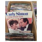 Estate Lot of Assorted Vintage Vinyl 45 Records #2 - Mixed Genre - UNSEARCHED