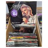 Estate Lot of Assorted Vintage Vinyl 45 Records #2 - Mixed Genre - UNSEARCHED