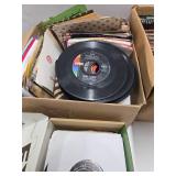Estate Lot of Assorted Vintage Vinyl 45 Records #2 - Mixed Genre - UNSEARCHED