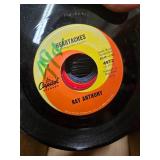 Estate Lot of Assorted Vintage Vinyl 45 Records #2 - Mixed Genre - UNSEARCHED