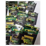 LARGE Lot of JOHN DEERE Diecast Race Cars - All Mint in Packaging