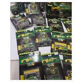 LARGE Lot of JOHN DEERE Diecast Race Cars - All Mint in Packaging