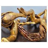 Neoclassical Gold Gilt Cherub Figures