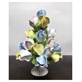 Lovely Vintage Italian Capodimonte Floral Tree