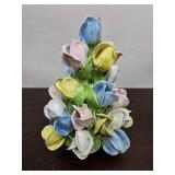 Lovely Vintage Italian Capodimonte Floral Tree