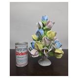 Lovely Vintage Italian Capodimonte Floral Tree