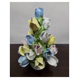 Lovely Vintage Italian Capodimonte Floral Tree