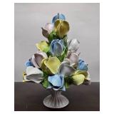 Lovely Vintage Italian Capodimonte Floral Tree