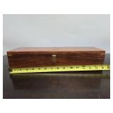 Solid Brass Nautical Set of 4 Cup & Saucer Sets w/Nice Wooden Case