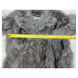 Beautiful FURROCIOUS Faux Fur Coat - Gray