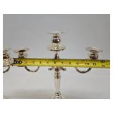 Very Nice Pair of Vintage Silverplated Candle Stands