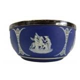 Lovely Antique WEDGWOOD Silver-Rimmed Bowl