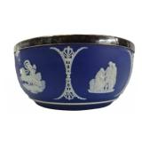 Lovely Antique WEDGWOOD Silver-Rimmed Bowl