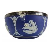 Lovely Antique WEDGWOOD Silver-Rimmed Bowl