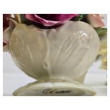 Very Nice Looking Group of Vintage Capodimonte / Porcelain / Ceramic Flower Cups & Bouquets