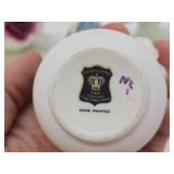 Very Nice Looking Group of Vintage Capodimonte / Porcelain / Ceramic Flower Cups & Bouquets