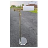 Vintage Designer Lucite & Brass Floor Lamp