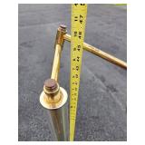 Vintage Designer Lucite & Brass Floor Lamp