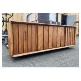 Nice Working Mid Century GARRARD Turntable / Stereo Cabinet